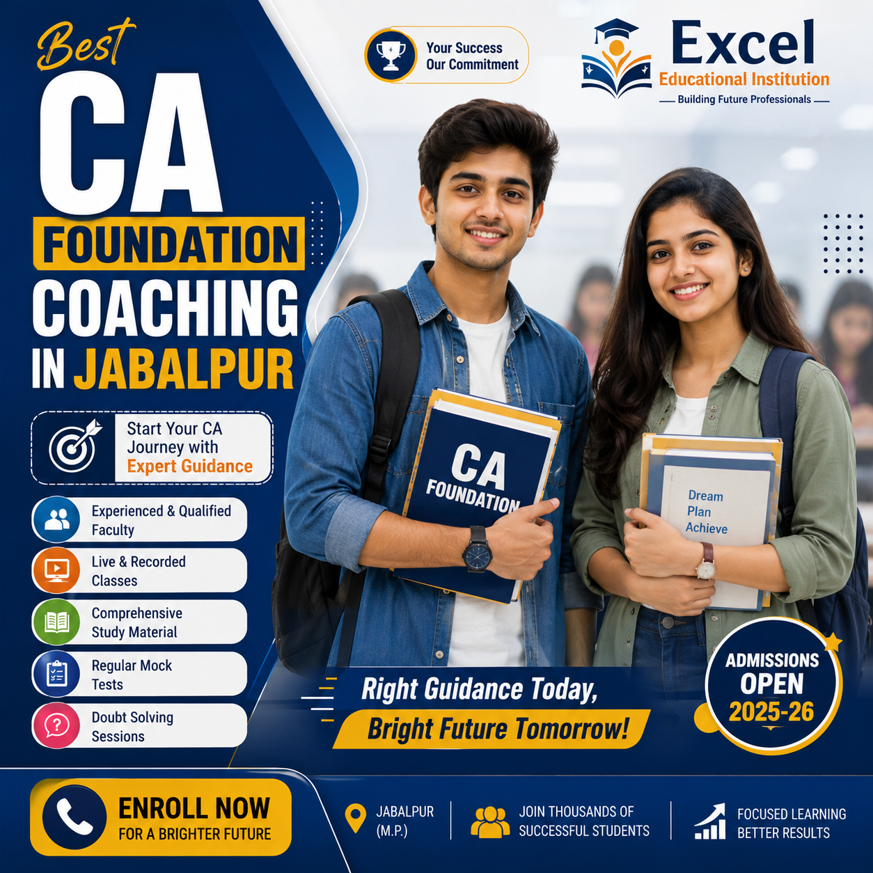 Best CA Foundation Coaching in Jabalpur